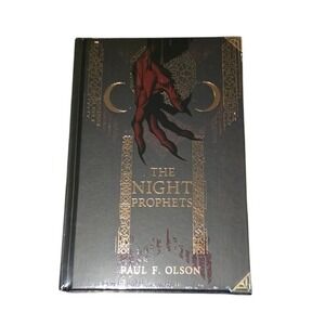 The Night Prophets Paul F Olson Special Edition Hardcover Horror Book Signed